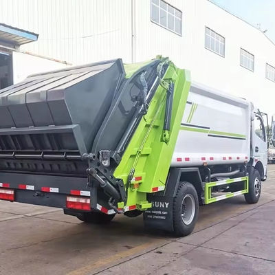 Dongfeng 8m3 Συσσωρευτής σκουπιδιών Φορτηγό Συλλογή σκουπιδιών Φορτηγό απορριμμάτων