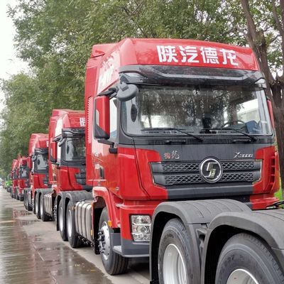 Shacman Sinotruck Dongfeng Τρακτέρ Τρακτέρ Κεφαλή ρυμουλκούμενο Τρακ Euro 3 385HP 6X4