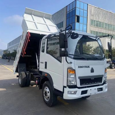 Sinotruck HOWO 5 τόνων Ελαφρύ φορτηγό 4X2, μικρό φορτηγό με κατεβάστρα Αριστερό χειροκίνητο