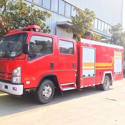 ISUZU 4X2 700P Πυροσβεστικό φορτηγό Μικρό πυροσβεστικό φορτηγό 4cbm 5cbm
