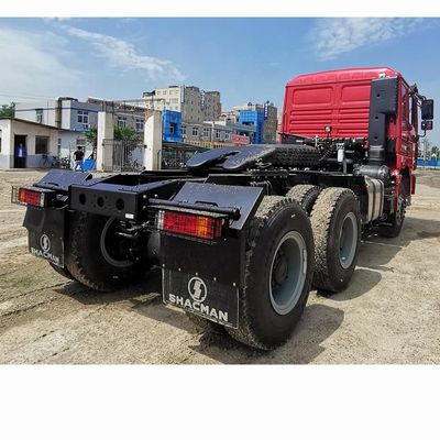 Shacman 8 τροχός ελαστικό 400hp 60 τόνων ρυμουλκούμενο φορτηγό κεφάλι ελκυστήρα ρυμουλκούμενο δεξιά διεύθυνση