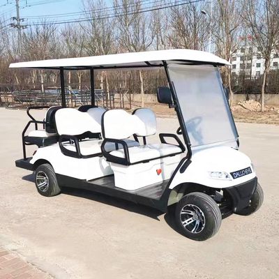 Αριστερό σύστημα οδήγησης Ηλεκτρικό γκολφ Buggy Λυθίου μπαταρία λειτουργεί γκολφ καρότσι 2-10 θέσεις