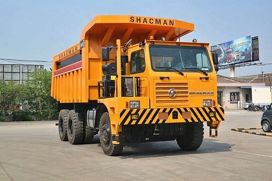 Shacman Kingway 70 τόνων ορυχείο φορτηγό σκουπιδιών τιμή Off-road φορτηγό σκουπιδιών στροφή βαρύ φορτηγό